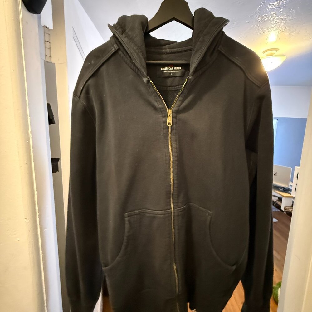 American Giant Classic Black Hoodie